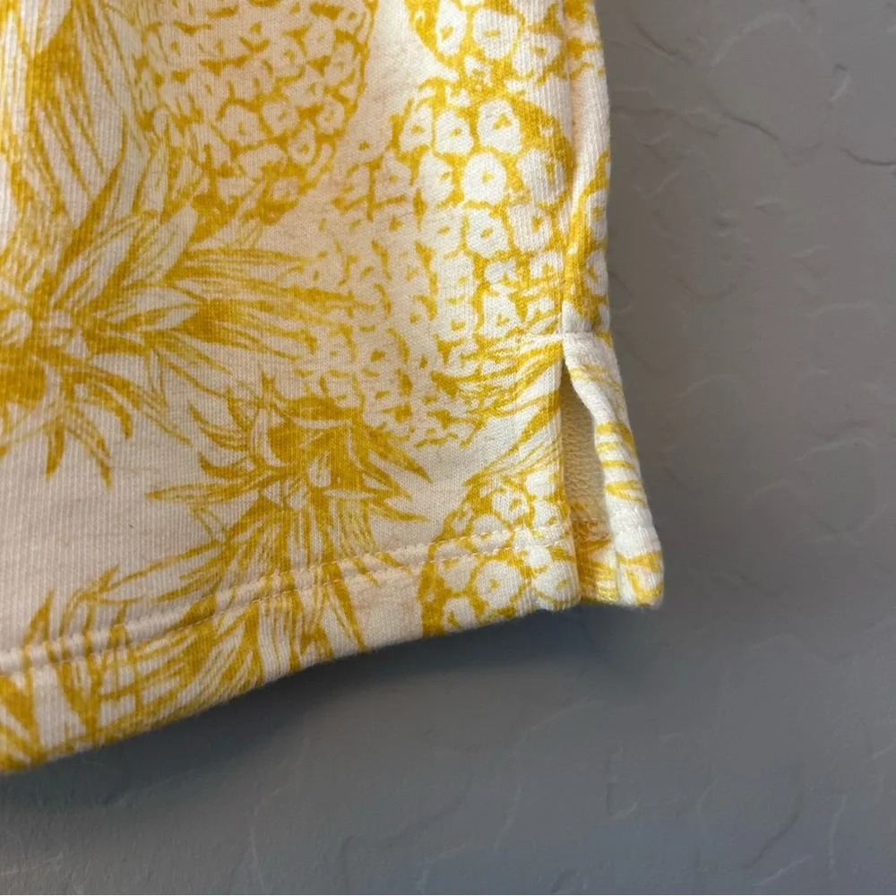 Old Navy yellow pineapple print short sleeve tunic top size 2T NEW